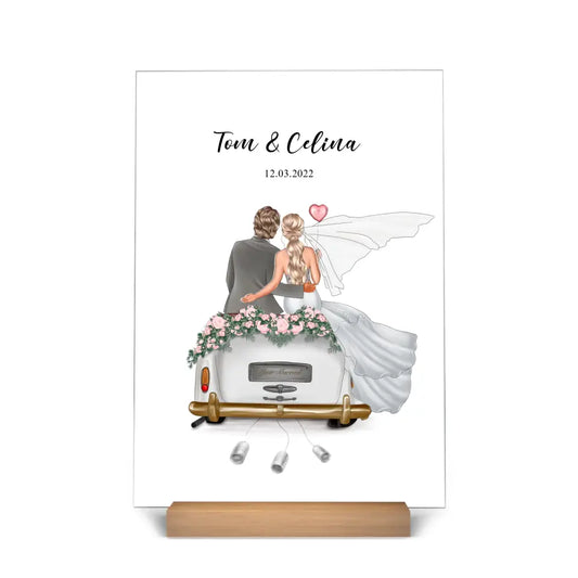 New Book - Personalisierte Acryltafel als Geldgeschenk