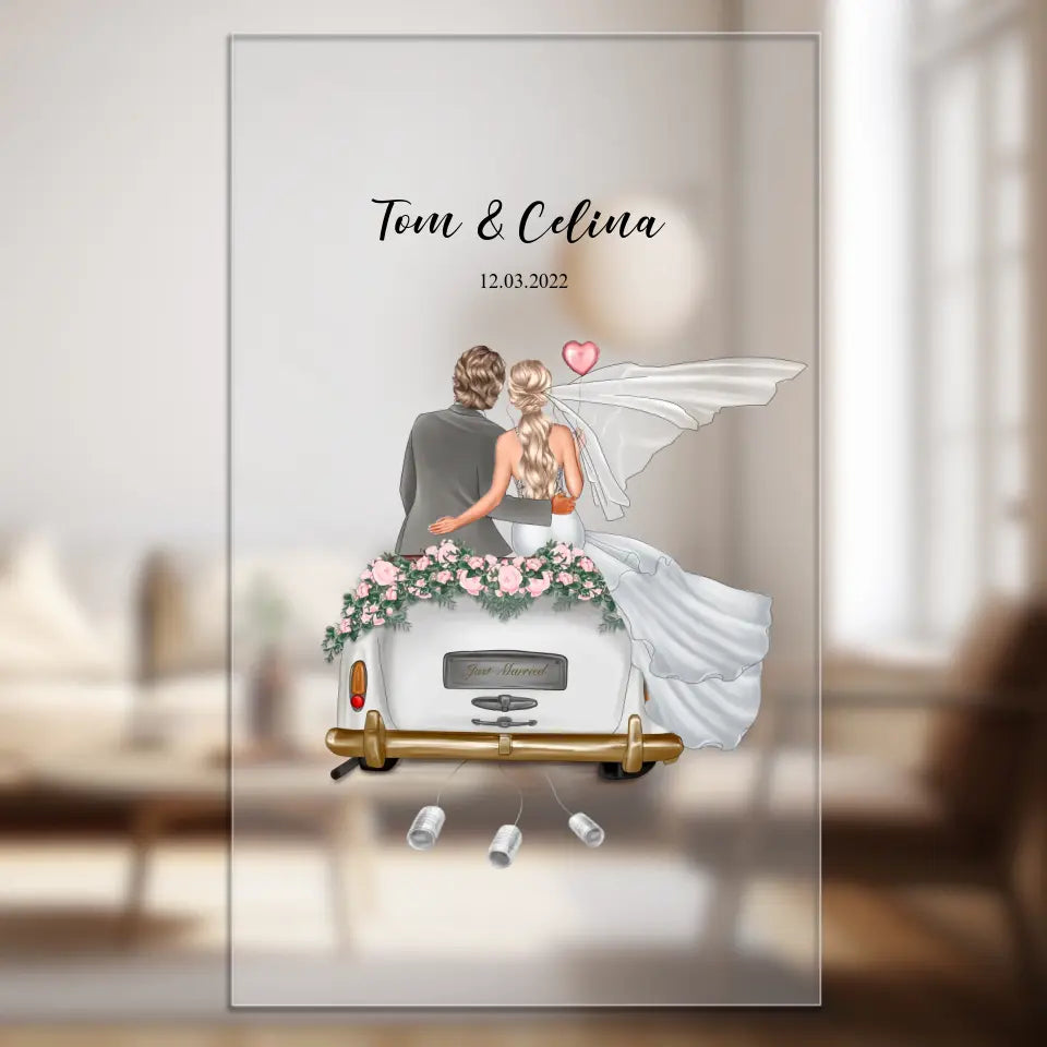New Book - Personalisierte Acryltafel als Geldgeschenk